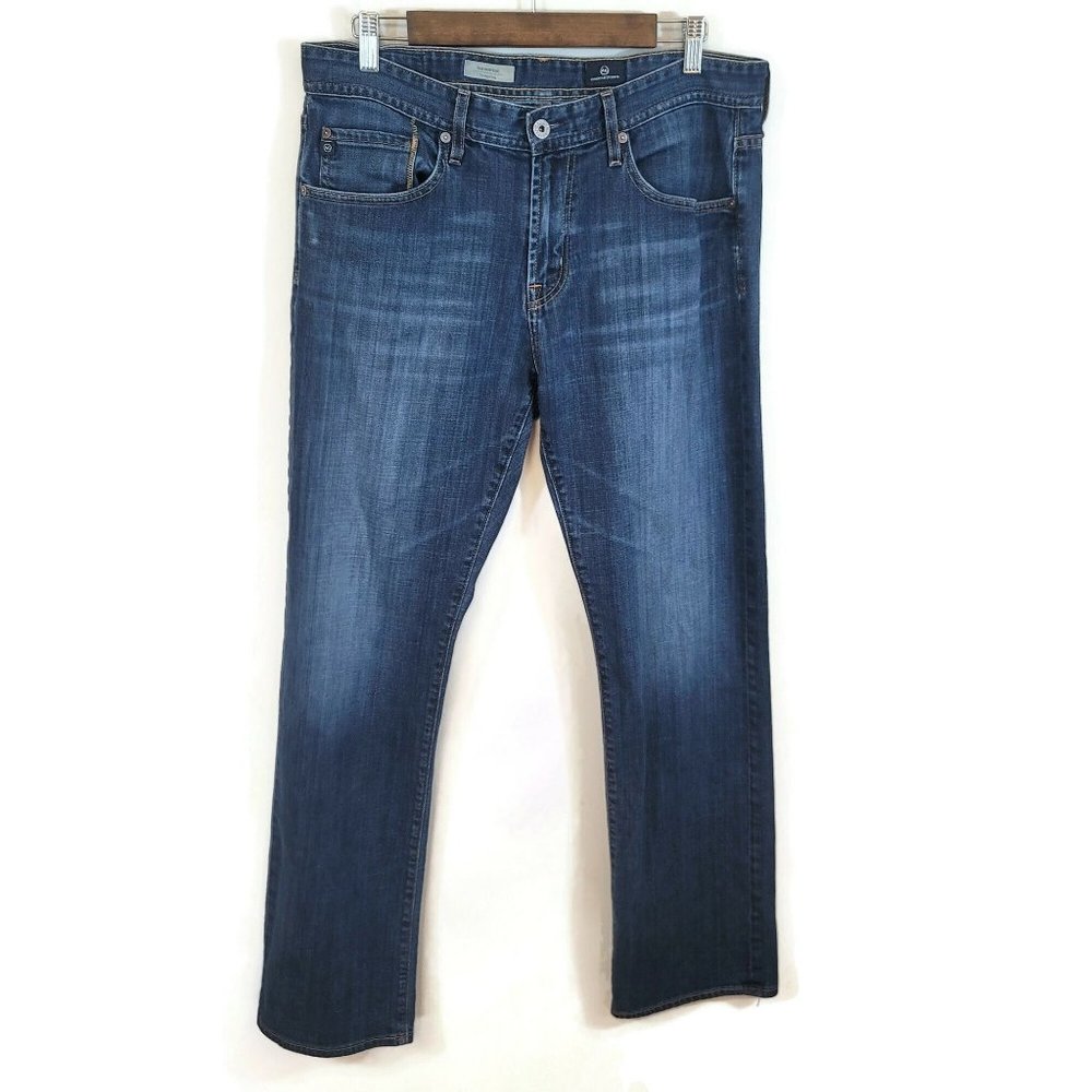 Adriano Goldschmied Mens Medium Faded Wash The Protege Jeans Size 34x34 Straight